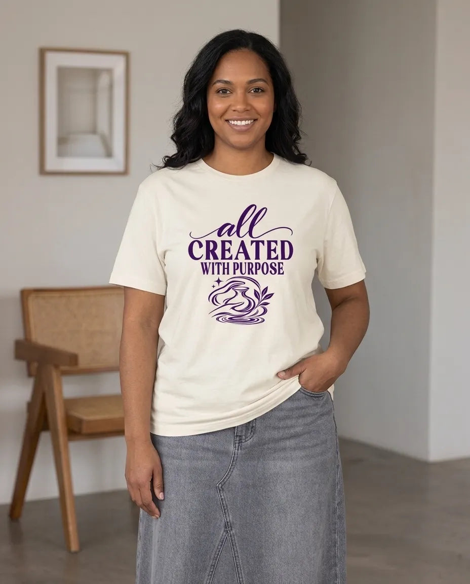 ALL CREATED With Purpose Unisex Premium T-Shirt