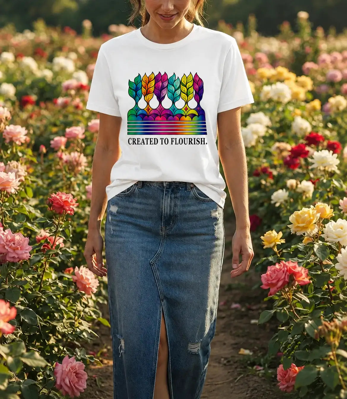 Created to Flourish Unisex Premium T-Shirt