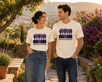 Created to Flourish | Aurora Nights Unisex Premium T-Shirt