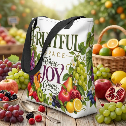 Fruitful Space Where Joy Grows Tote Bag