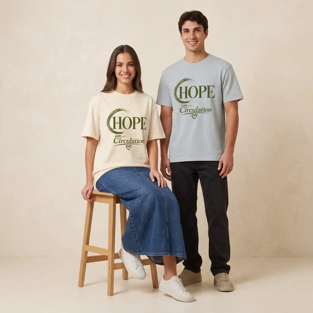 Hope In Circulation Unisex Heavyweight T-Shirt