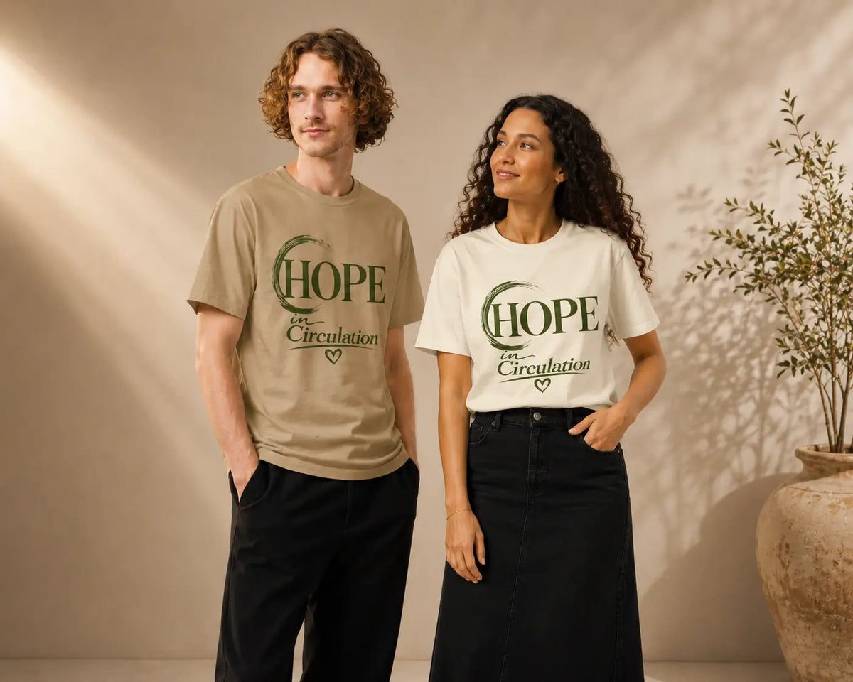 Hope In Circulation Unisex Heavyweight T-Shirt