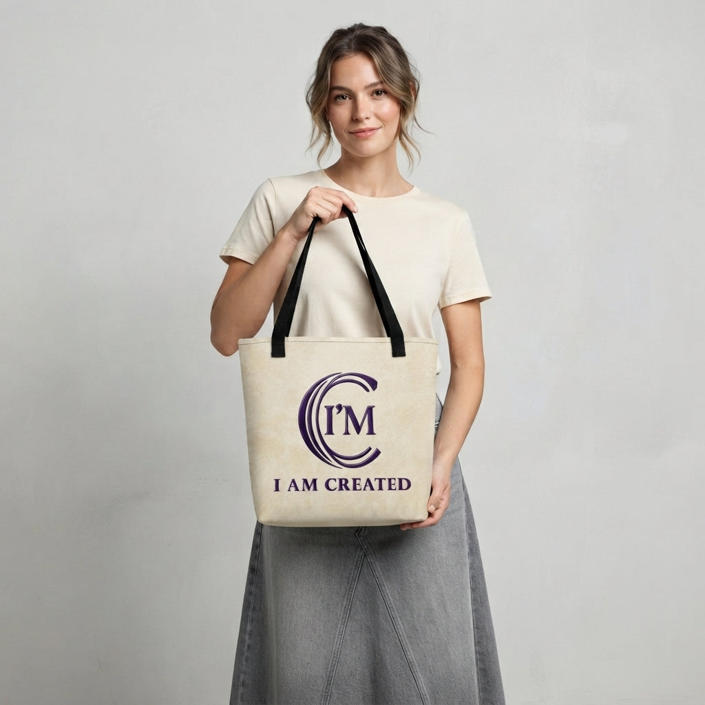 I AM CREATED Tote Bag