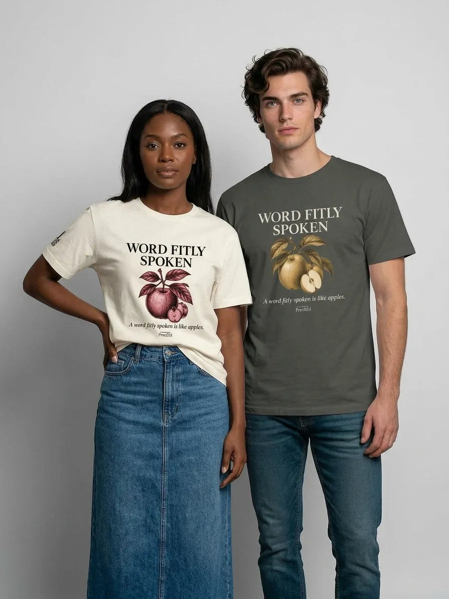 Word Fitly Spoken Unisex Premium T-Shirt