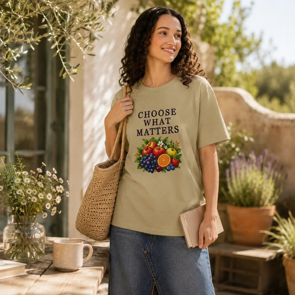Choose What Matters Unisex Heavyweight T-Shirt