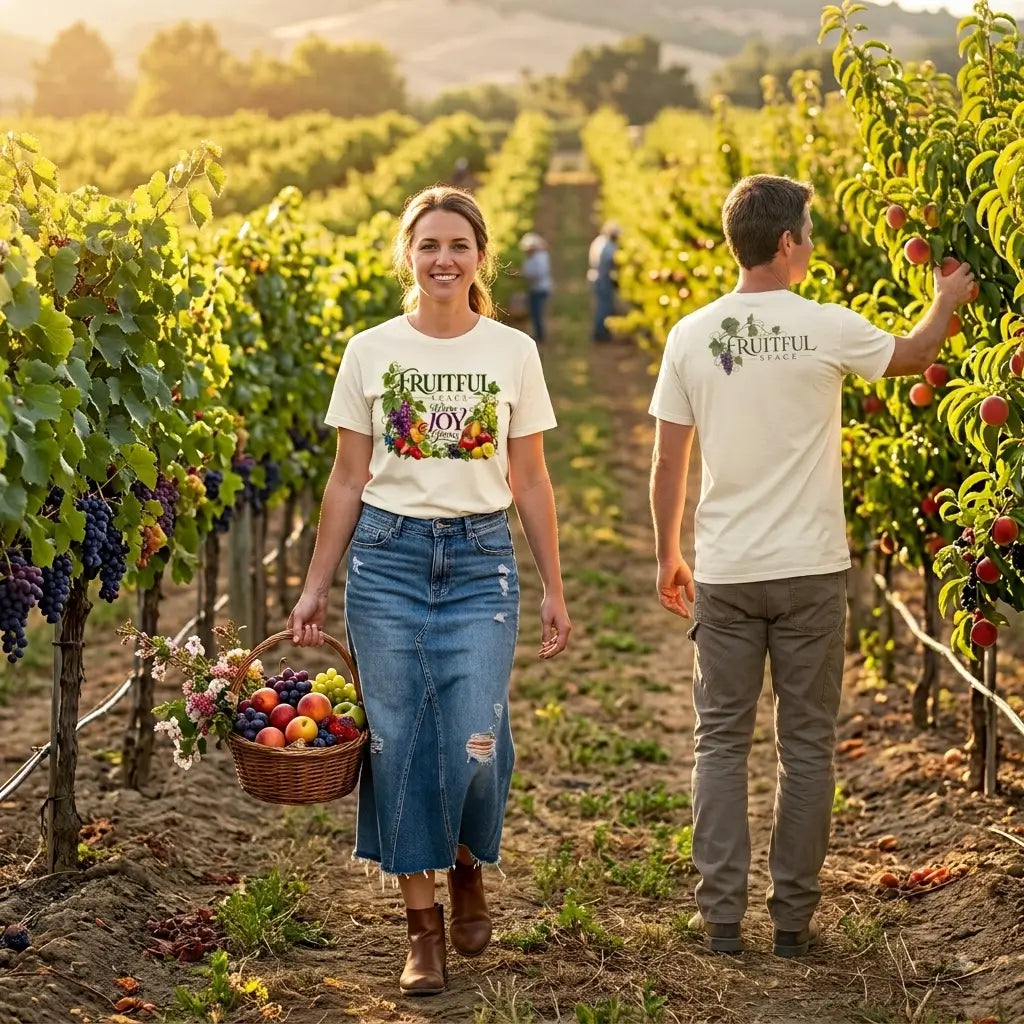 Fruitful Space - Where Joy Grows Unisex Premium Tee