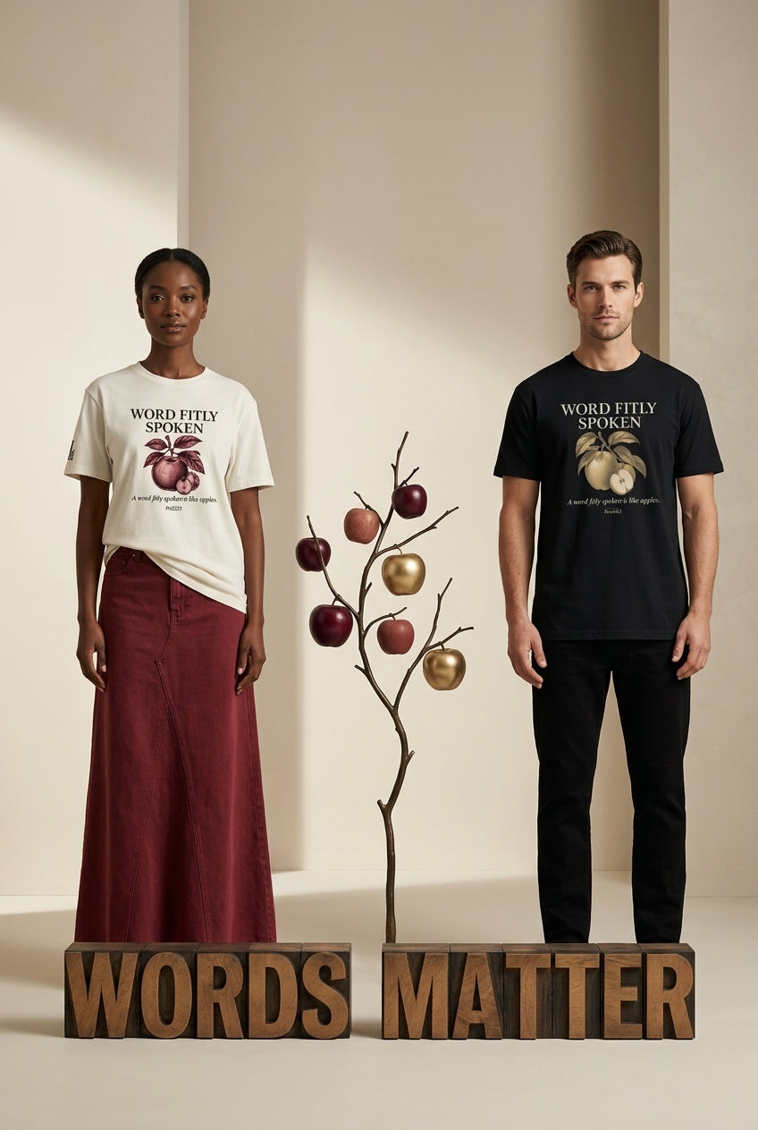 Word Fitly Spoken Unisex Premium T-Shirt